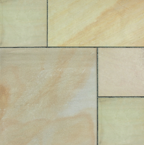 Fairstone Sawn Versuro Sandstone  (570x285x22) Autumn Bronze Multi