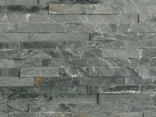 Stoneface Veneer Drystack Walling (Z shape) - Slate Verte