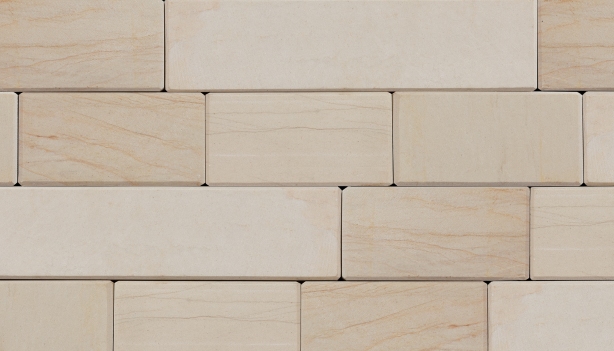 Stoneface Veneer Sawn Walling (5 size mixed box) - Caramel Cream Multi