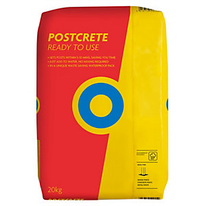 Blue circle ready to use postcrete