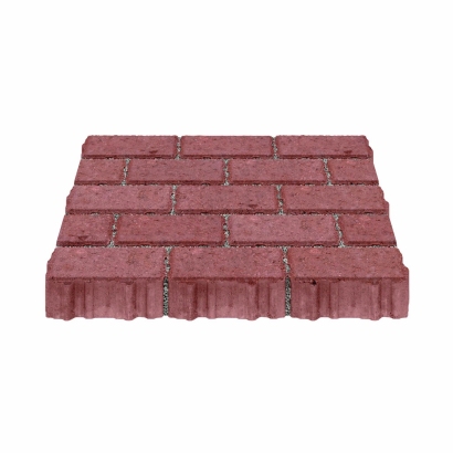 Permeable Block Paving Driveline Priora - 1. Red